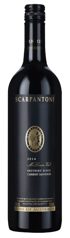 Scarpantoni Brothers Block McLaren Vale Cabernet Sauvignon 2014 Scarpantoni Brothers Block McLaren Vale Cabernet Sauvignon 2014