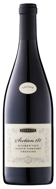 Patritti Section 181 McLaren Vale Grenache 2020 Patritti Section 181 McLaren Vale Grenache 2020