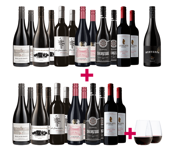 BBQ Reds BULK DEAL + Free Glasses & Monterra Shiraz BBQ Reds BULK DEAL + Free Glasses & Monterra Shiraz