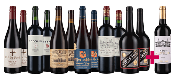 French Reds + Free Gold-medal Bordeaux worth $32 French Reds + Free Gold-medal Bordeaux worth $32