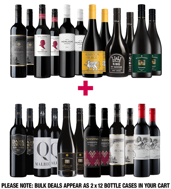 Gold-Medal Barossa Shiraz Showcase & Aussie Reds BULK DEAL
