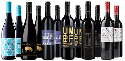 50% Off Red Varietals: Everyday Shiraz Dozen