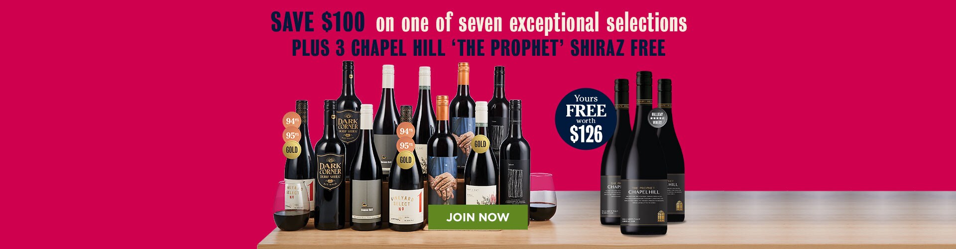 3 Free Chapel Hill The Prophet Shiraz - Save $100