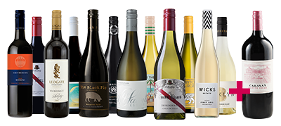 Cyber Monday Mixed Dozen + Free Caravan Petite Sirah Magnum