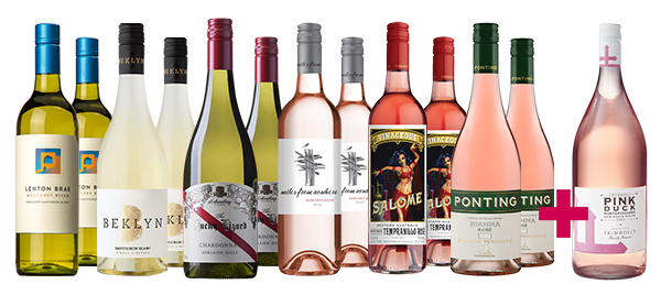 Cyber Monday Whites & Pinks Dozen + Free Pink Duck Rosé Magnum