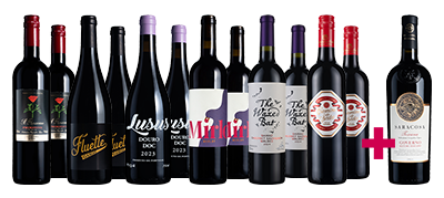 International Reds SALE Dozen + FREE 98pt ‘Super Tuscan’ International Reds SALE Dozen + FREE 98pt ‘Super Tuscan’