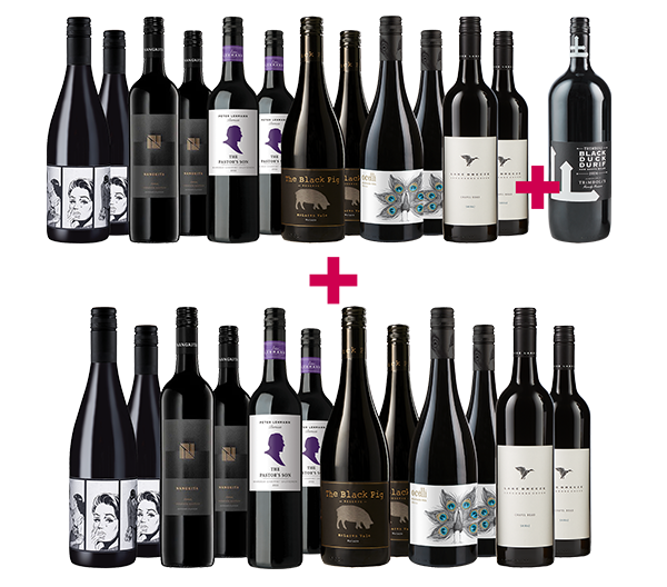 Premium Aussie Reds SALE 24-bottle BULK DEAL + FREE Magnum