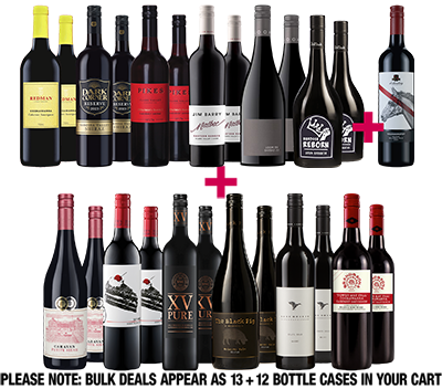 Value & Premium Exclusives 24-bottle BULK DEAL + Free d'Arenberg Shiraz Value & Premium Exclusives 24-bottle BULK DEAL + Free d'Arenberg Shiraz