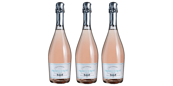 Casa Cantalini Prosecco Spumante Rosato 3-bottle Add-on Casa Cantalini Prosecco Spumante Rosato 3-bottle Add-on