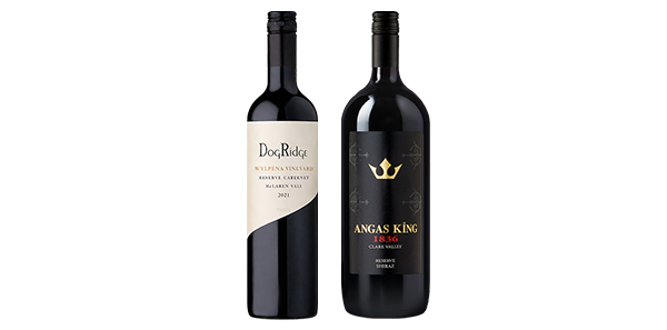 Free Dog Ridge Cabernet + Angas King Magnum with 24-bottle orders Free Dog Ridge Cabernet + Angas King Magnum with 24-bottle orders