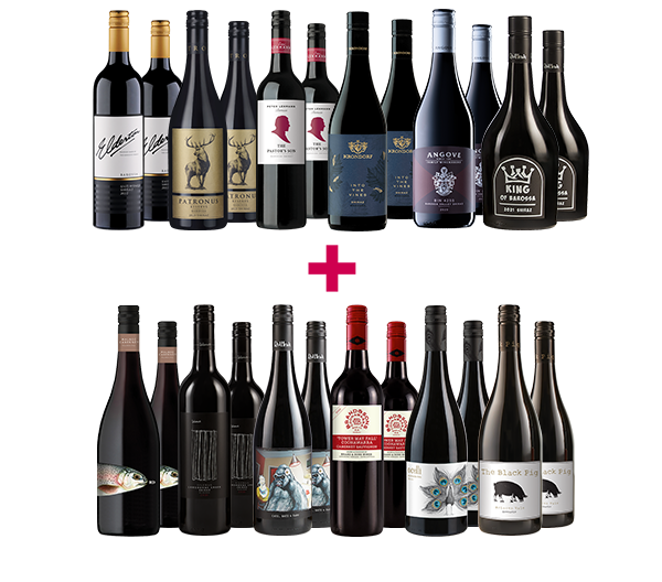 Barossa Shiraz Showcase & Winter warming Reds 24-bottle BULK DEAL