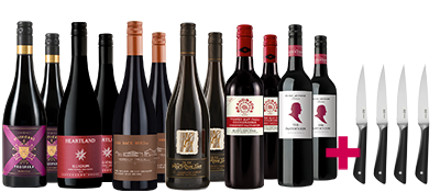 Steakhouse Reds Dozen + Free Steak Knives