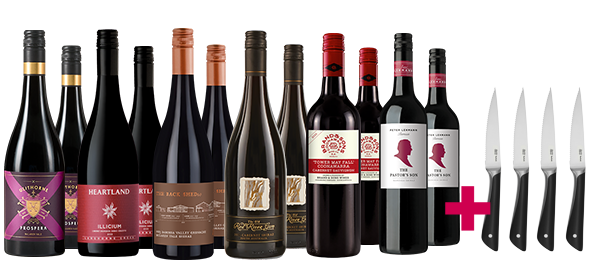Steakhouse Reds Dozen + Free Steak Knives