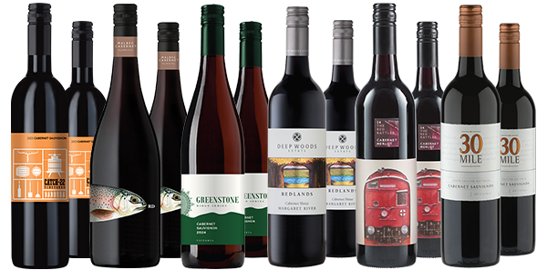 EOFY Half Price Red Varietals: Everyday Cabernet & Blends Doz