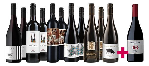 11 Reds + Free Hewitson Cask 66 Shiraz (RRP $450) 11 Reds + Free Hewitson Cask 66 Shiraz (RRP $450)