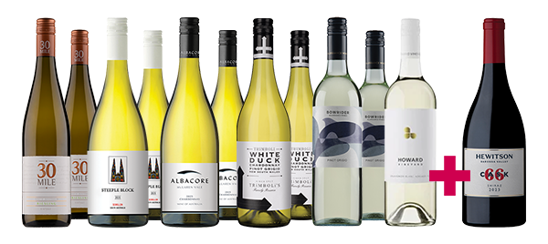 11 Whites + Free Hewitson Cask 66 Shiraz (RRP $450) 11 Whites + Free Hewitson Cask 66 Shiraz (RRP $450)