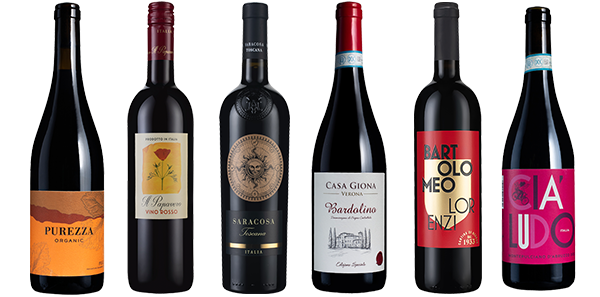 Top-to-Toe Italian Reds Six Pack