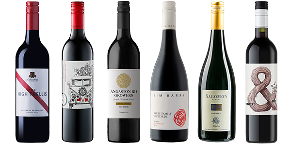 Aged Aussie Reds Six Aged Aussie Reds Six