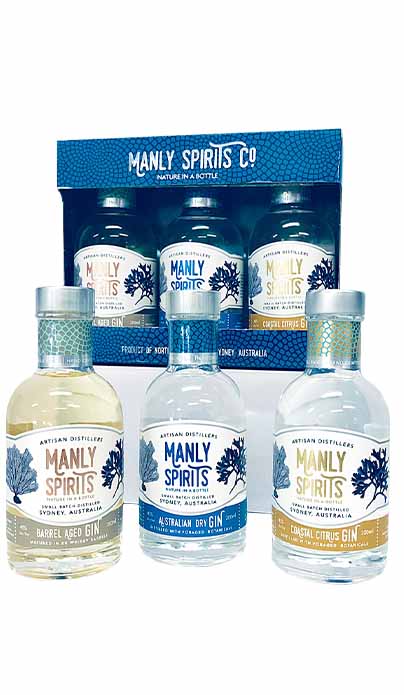 Manly Spirits 3 x 200ml Gin Tasting Pack NV